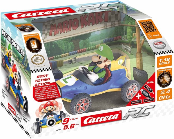 Stadlbauer 370181067 2.Wahl - Carrera - Nintendo - 2,4GHz Mario Kart™ Mach 8, Luigi