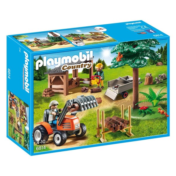 PLAYMOBIL® 6814 - Country - Holzfäller mit Traktor