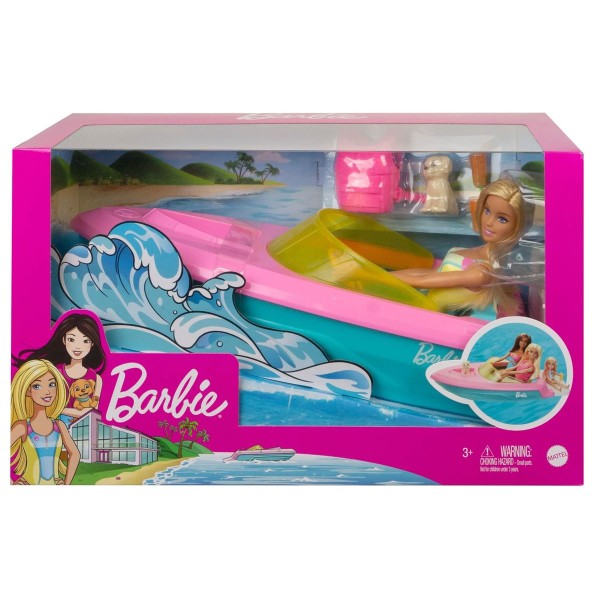 Mattel GRG30 - Barbie - Puppe mit Boot
