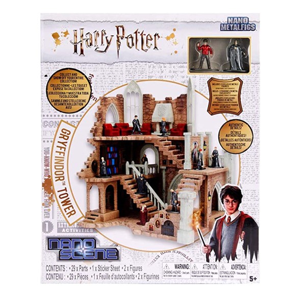 Simba 10058737 (253185001) - Harry Potter - Spielset, Hogwarts, Griffindor Turm, 2 Sammelfiguren