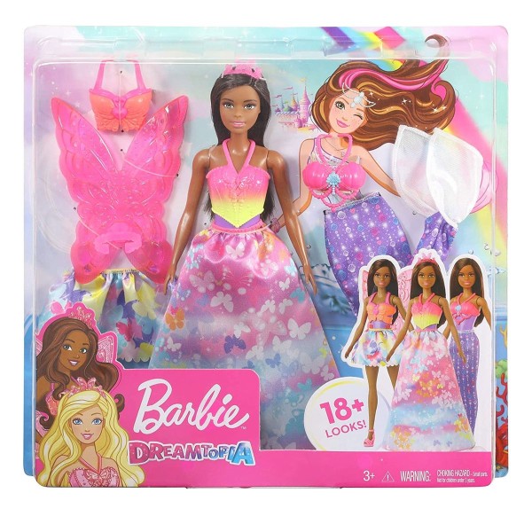Mattel GJK41 2.Wahl - Barbie - Dreamtopia - 3 in 1 Fantasie Puppe, 30 cm